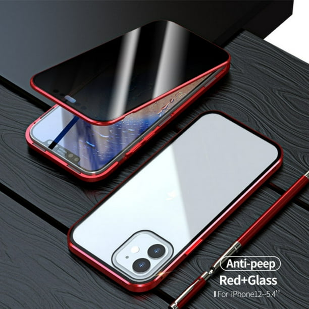 Touch Sensitive Anti-Scratch 360° Full Body Protection Cover Case Drop Protection Case Double-Sided Buckle Magnetic Clear Case for iPhone 12 Pro Max 12 Mini Shockproof